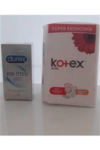 Kotex Ultra Normal Super Ekonomi 28'li +durex Yok Ötesi Ekstra Zevk Prezervatif 10'lu