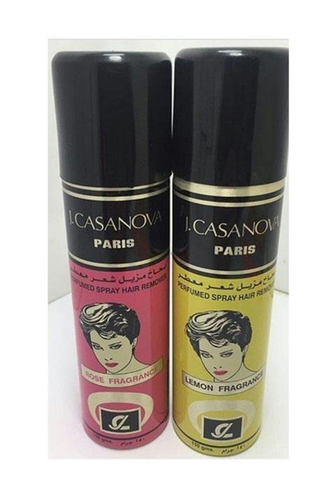 Deotak J. Casanova Paris Tüy Dökücü Sprey Gül Rose 150 Gr 2'li Paket