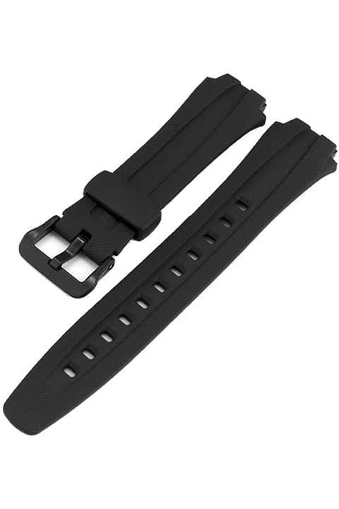 Casio Aq-160 Aq-162 Aq-161 Aq-163 Saat Uyumlu Siyah Renk Silikon Saat Kordonu Kayışı