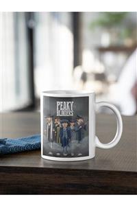 Kio Tasarım Peaky Blinders Netflix 2 Baskılı Kupa Beyaz Porselen Kahve Çay Yeni Yıl Yılbaşı Hediyesi Mug