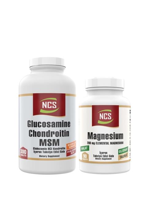 NCS Magnesium Malat Glisinat Taurat 90 Tablet+glucosamine 300 Tablet