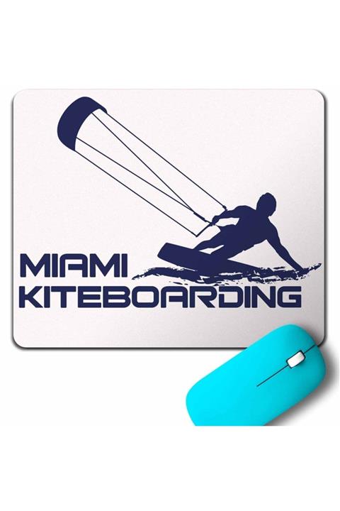 Kendim Seçtim Mıamı Kıteboardıng Sörf Yaz Tatil Deniz Kum Mouse Pad