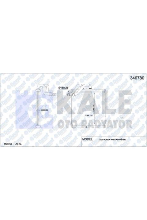 Parçafoni Kalorıfer Radyatoru Hyundaı Sorento I Al/brz