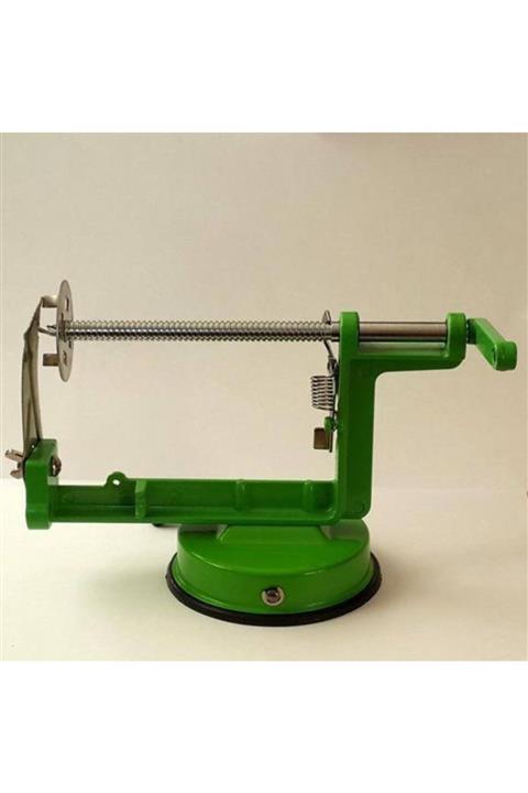 melik's Metal Vantuzlu Makine Spiral Patates Dilimleyici Patates Kızartması Ince Dilimleyici