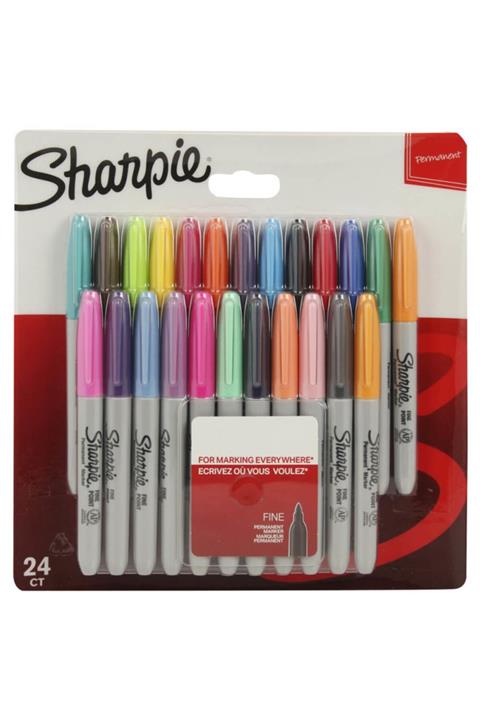 Sharpie Fine Permanent Markör 24 Renk 2065405