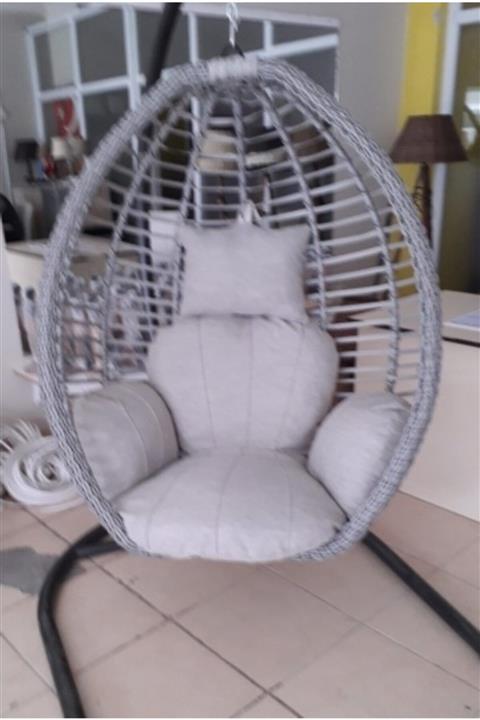 OKSİJEN PEYZAJ Rattan Ip Örgü Salıncak