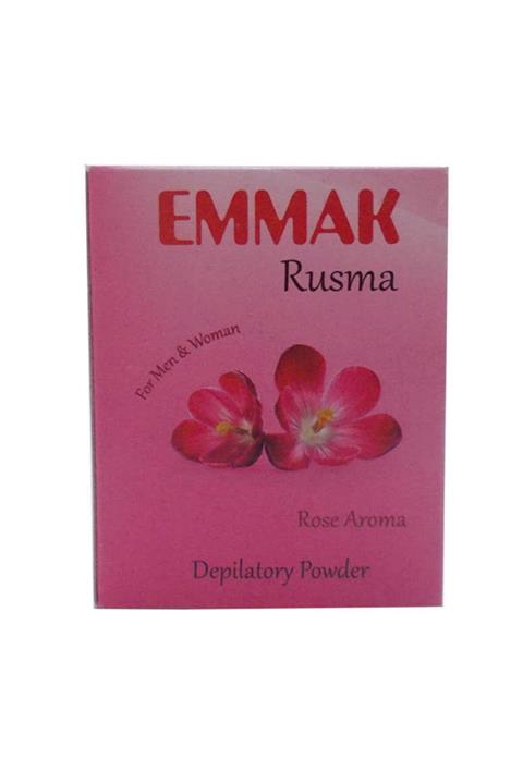 Emmak Tüy Dökücü Toz Gül Aromalı Hamam Otu Bay Bayan Rusma 80 Gr X 2adet