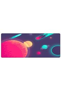 PORGE Gaming Mouse Pad 70x30 Xl Uzay Büyük Oyuncu Mousepad