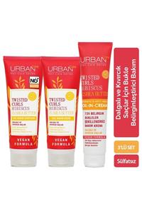 Urban Care Twisted Curl Hibiscus & Shea Butter 3'lü Set