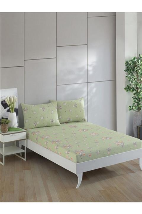 Weekend Home Battal Boy Lastikli Çarşaf Takımı Rose Bunch