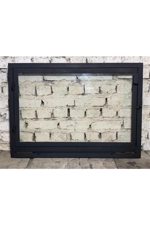 FERBA Şömine Cam Kapak 78x58 Ebatında
