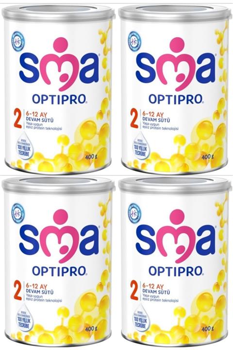 SMA Optipro 2 6-12 Ay Bebek Sütü 400 Gr 4 Adet