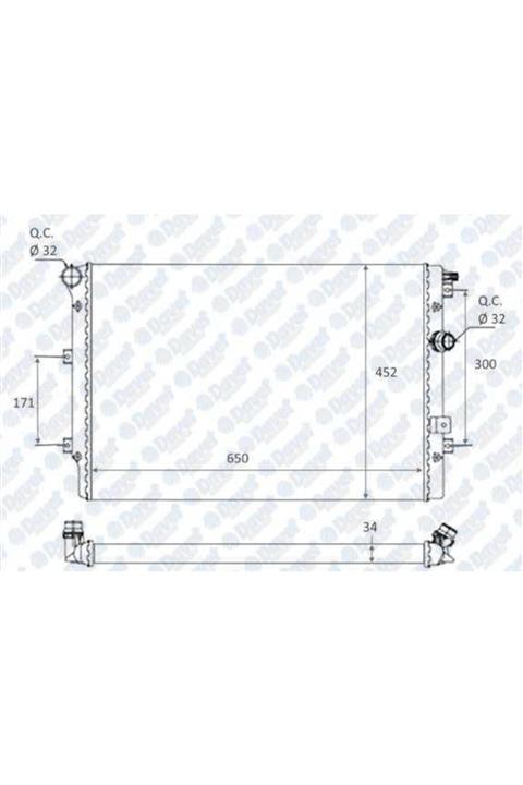 Parçafoni Su Radyatoru Vw Alhambra - Sharan / Tıguan Al/pl/brz