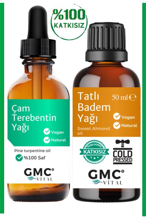 Gmc vital Saç Dökülmesine Karşı  etkili çam terebentin + Tatlı badem yağı soğuk press