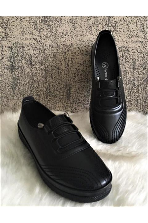 YILDIRIM AYAKKABICILIK Topuk Dikeni Önleyici Tam Ortopedik Yumuşak Deri Kışlık Anne Ayakkabısı