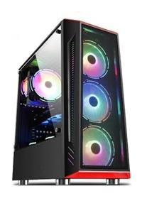 GAMETECH Redline 4x120mm Rgb Fan Gaming Oyuncu Bilgisayar Kasası