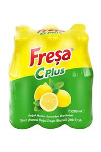 FREŞA Maden Suyu C Plus Limon / 6x200 Ml