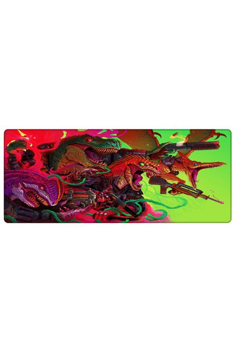 PORGE Gaming Mouse Pad 80x30 Xl Dinozor Büyük Oyuncu Mousepad