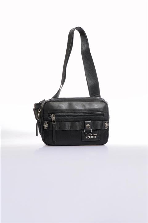 VERSACE JEANS COUTURE Erkek Siyah Bel Çantası E1 Yzab12