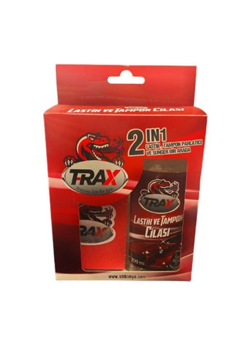 TRAX Süper Kalite Lastik Ve Tampon Parlatıcı Cila 2'li Paket Seti