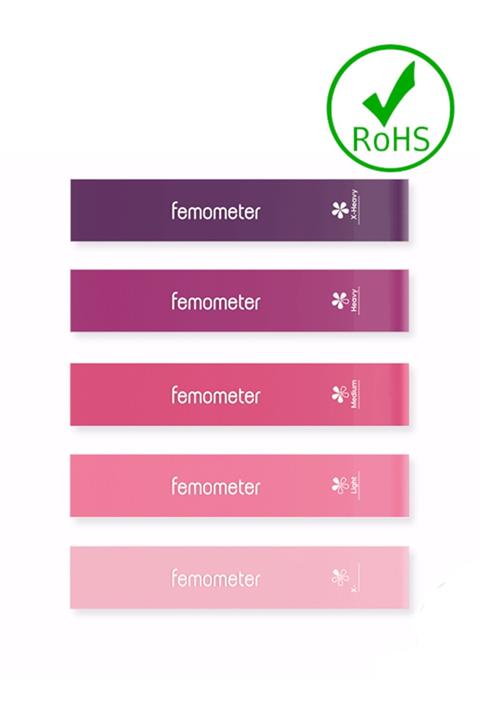 femometer Mothersmart ® Mini Egzersiz Bantları 5'li