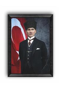 AS TİCARET Atatürk Portresi Çerçeveli Tablo