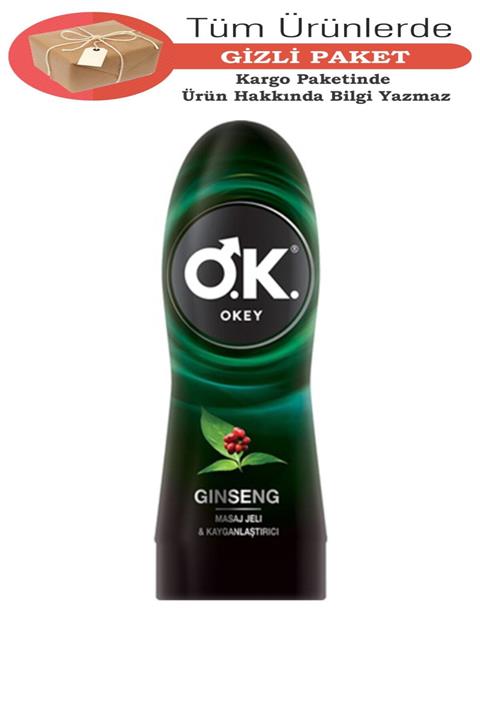 Okey Ginseng Özlü Masaj Jeli Ve Kayganlaştırıcı 200ml