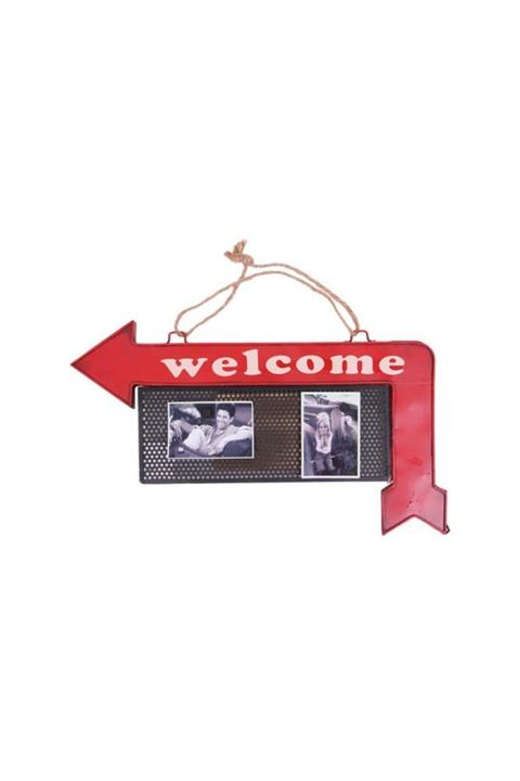 ASVASHOP Dekoratif Metal Kapı Yazısı Yön Tabelası Çerçeveli Hediyelik