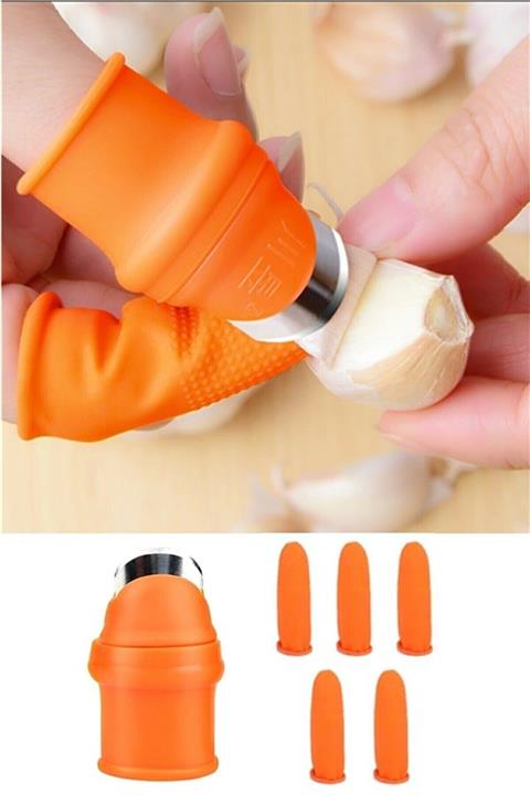 Yayke Silikon Parmak Soyacak Parmak Koruyuculu Tırnak Bıçak