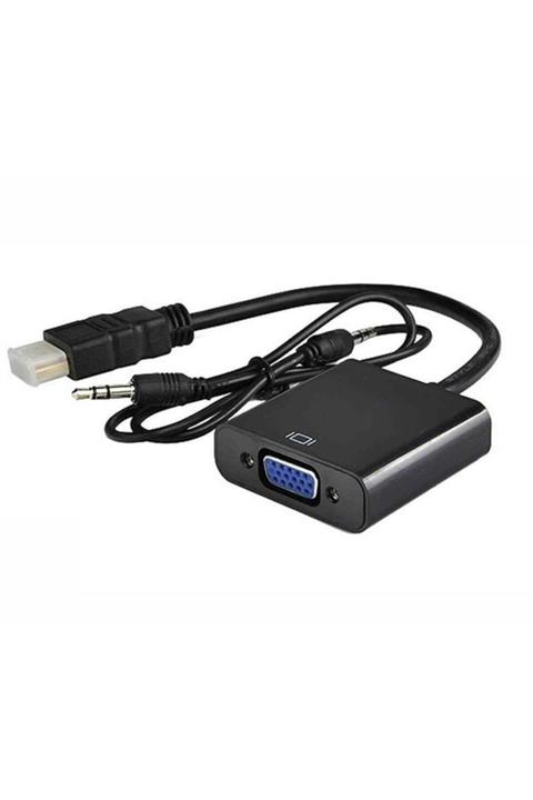 Concord C-554 Hdmı To Vga + Aux Dönüştürücü Kablosu