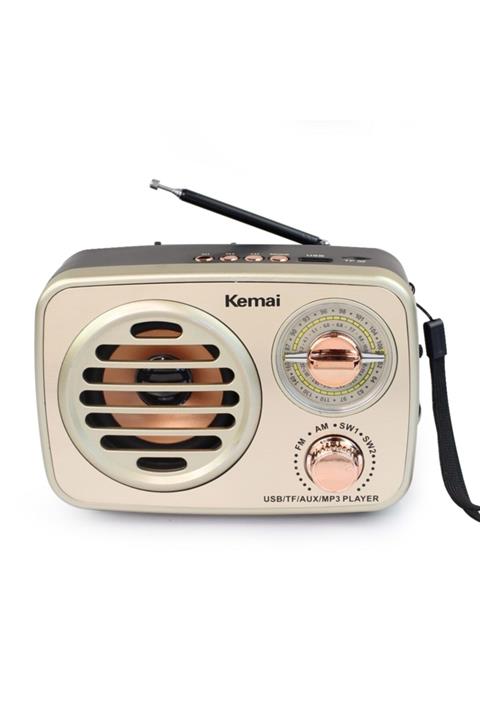 HavuzElektronik Kemai Md-307bt Bluetooth Nostalji Radyo Krem Rengi