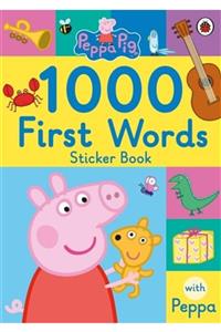 Peppa Pig : 1000 First Words Sticker Book