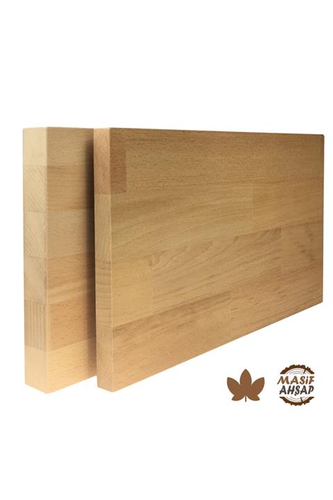 WOODLIFE Kayın Ahşap Plaka - 1. Sınıf Masif Panel Eni 40cm - Boyu 60cm - Kalınlığı 18mm