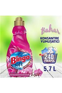 Bingo Soft Konsantre Çamaşır Yumuşatıcısı Bahar 1440 ml - Ekonomi Paketi 4'lü