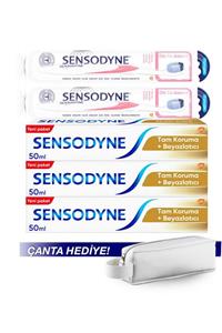 Sensodyne Tam Koruma Beyazlatıcıx3 + Diş Eti Bakımı Fırçax2