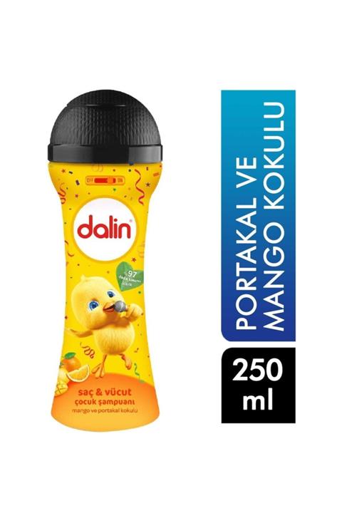 Dalin Saç Ve Vücut Şampuanı Mango Portakal Mikrofon Şişe 250 Ml