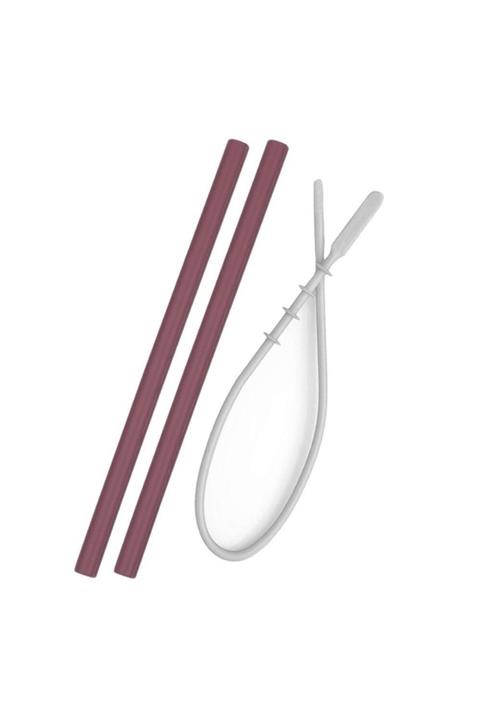 Oioi Silikon Bordo Pipet Ve Temizleme Fırçası 2li