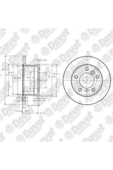 Parçafoni Fren Dıskı Arka 5d 272mm Sprınter Lt35 96-