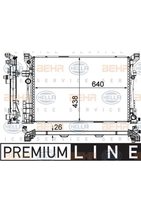 ÖZGÜÇYEDEK Motor Su Radyatoru X156 13 W176 1218 W246 1118 C117 1319