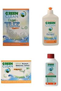 U Green Clean Tablet+tuz+parlatıcı+makine Temizleyici Set