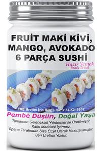 SPANA Fruit Maki Kivi, Mango, Avokado 6 Parça Sushi Ev Yapımı Katkısız 330gr