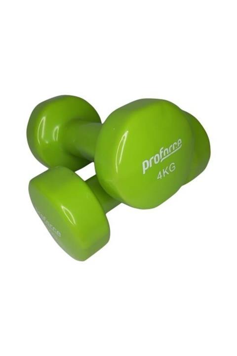 Proforce Vinil Kaplı Içi Çelik Döküm Dambıl - Çift Adet- 4 Kg