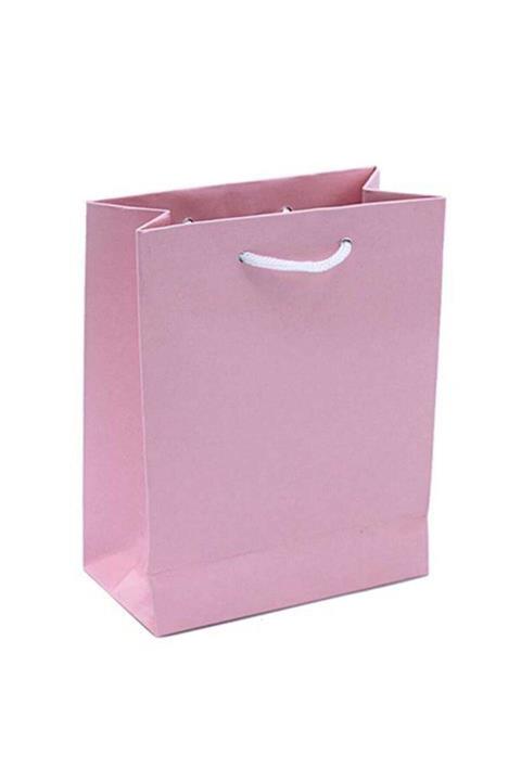 Yağmurum Hediyelik PembeKarton Çanta 11x17 25 Adet