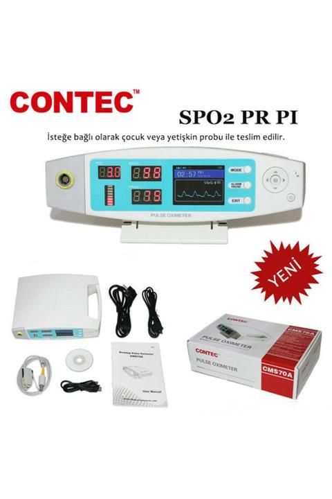 CONTECO Contec Cms70a Konsol Tipi Pulse Oksimetre Cihazı Çocuk & Yetişkin