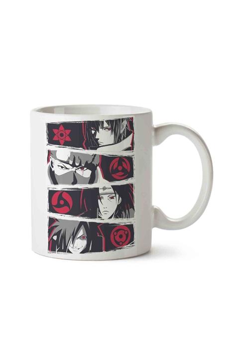 MET DESİGN Naruto Sharigans Porselen Kupa Bardak