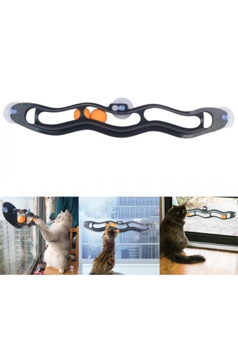 CMT Vantuzlu Kedi Oyun Tüneli 54cm