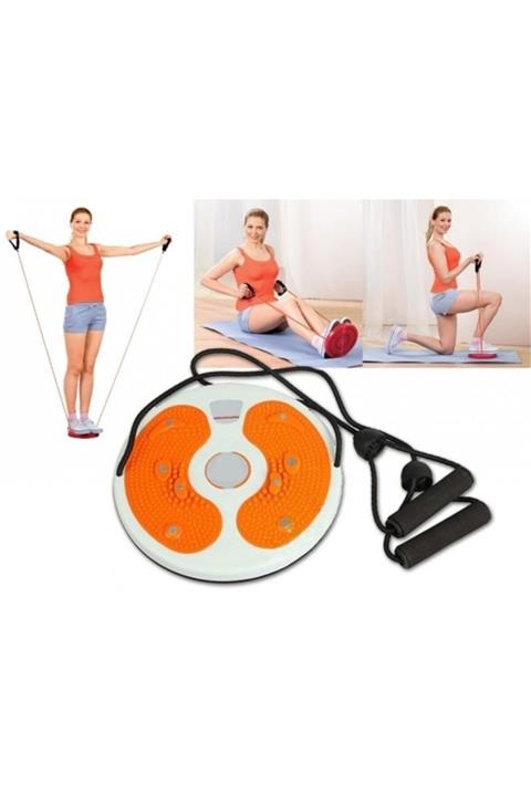 Alışverişpratik Bel Inceltici Spor Aleti Waist Twisting Disc (ipli) Spor Aleti