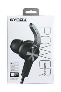 Syrox J-64 S32 Çift Bataryalı Bluetooth Çiftli Kulaklık S32- Siyah Renk