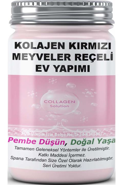 SPANA Kolajen Kırmızı Meyveler Reçeli Ev Yapımı Katkısız 330gr