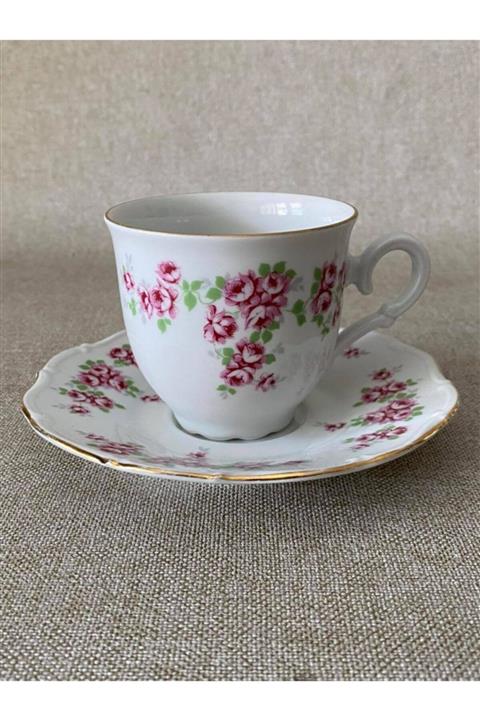 Hasyılmaz Mz Chechoslovakia Antika Porselen Fincan Takımı